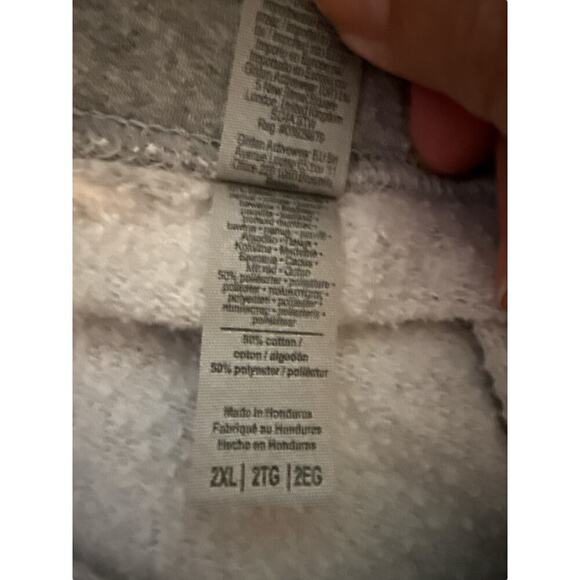 Gildan Women's Heavy Blend Relaxed Fit Pullover Hooded Sweatshirt Size 2XL Gray - Picture 9 of 9